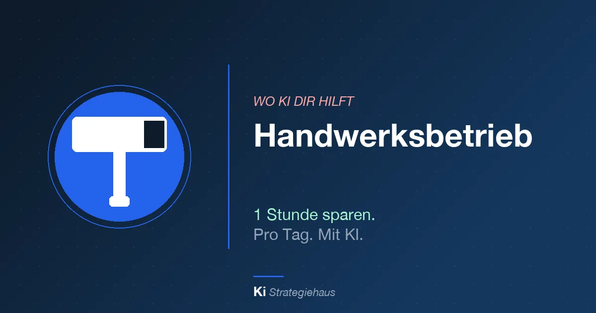 KI im Handwerksbetrieb